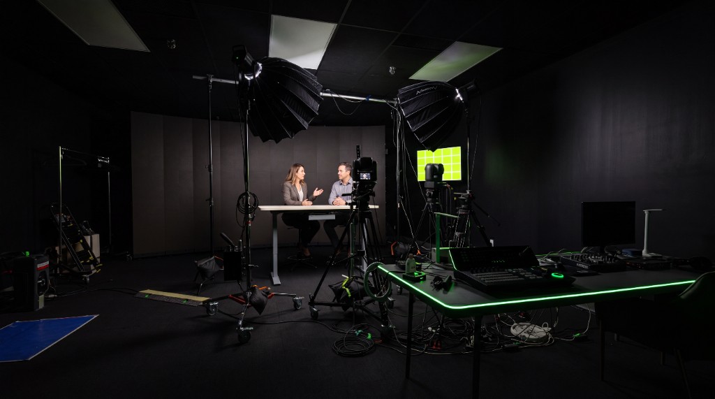 Fashion editorial on lemon yellow backdrop