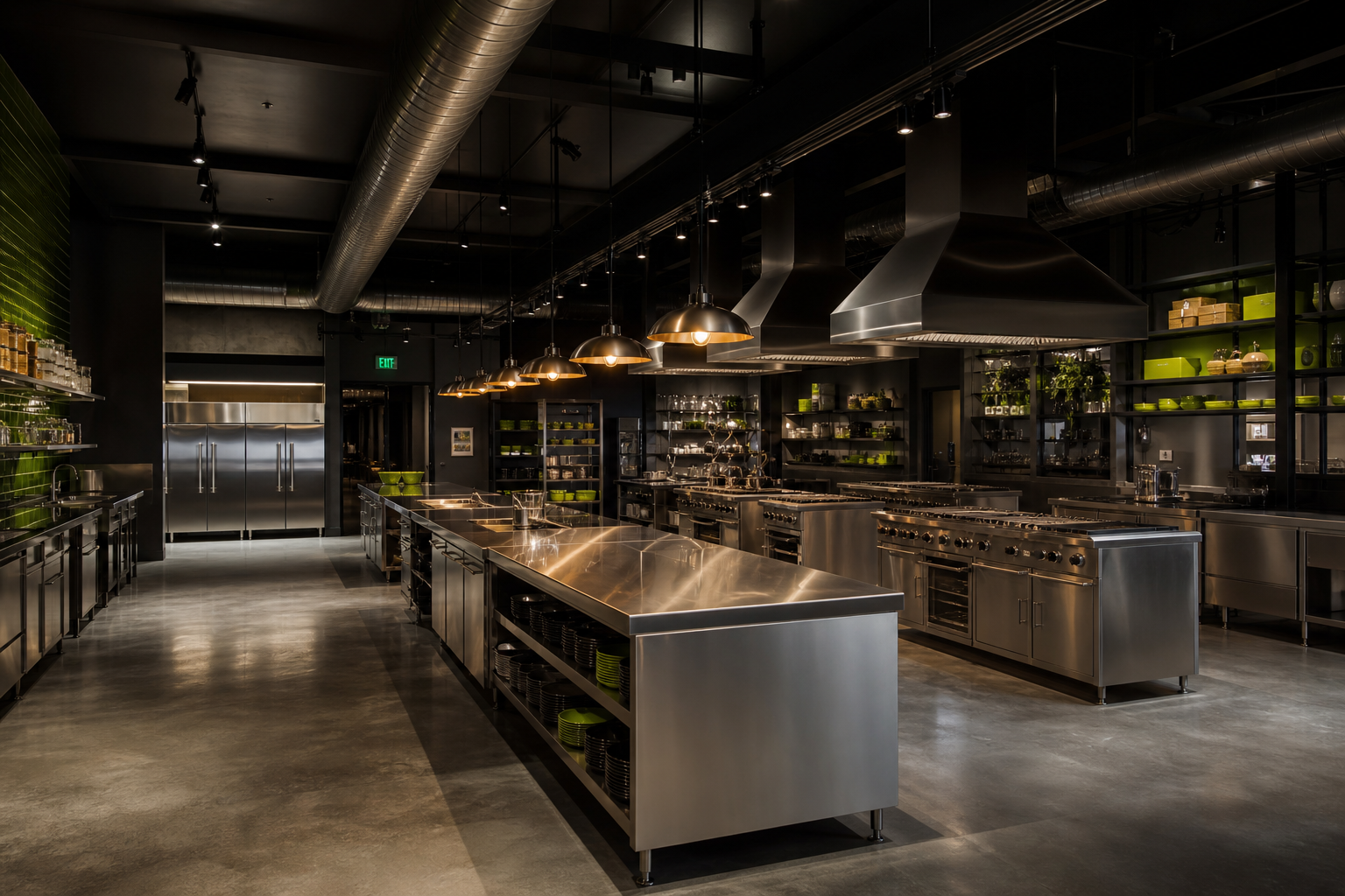 Industrial kitchen and hospitality for production crews and events
